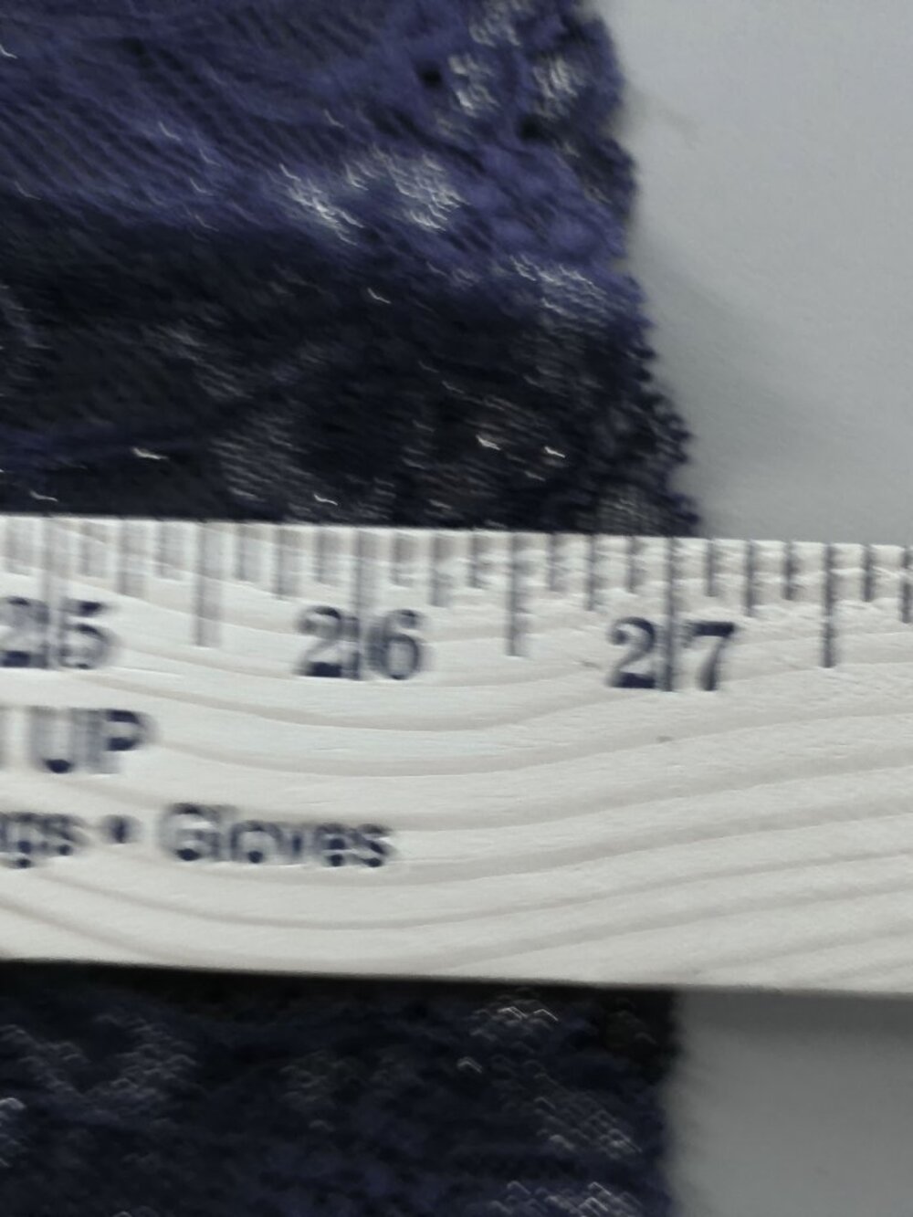 LOGO by Lori Goldstein Lg Slve V-Neck ButtonUp Navyish Purple Tunic w/Lace Hem L - Picture 10 of 10